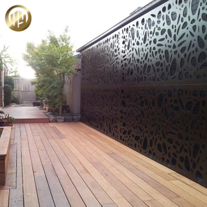 Courtyard Divided Privacy Metal Laser Cut Durable Decoration Screen