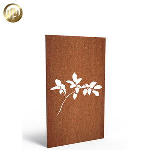 2mm Thickness Metal Steel Rusty Treatment Rectangular Simple Screen