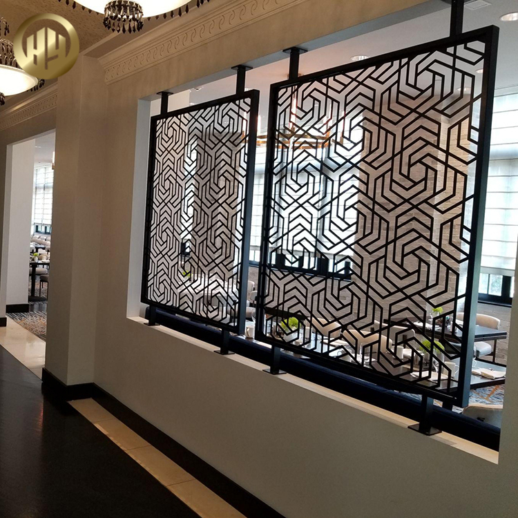 High Quality Medium Metal Garden Decoration Room Divider Screen