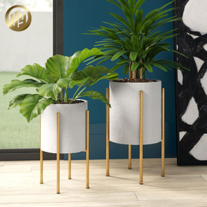 Factory Supply Simple Raised Metal Powder Coating Flower Planter