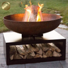 Rusty Metal Custom Thickness Corten Steel Barbecue Practical Fire Pit