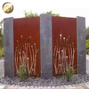 Cheap High Quality Corten Steel Custom Pattern Privacy Metal Screen