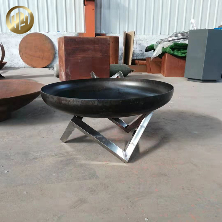 Custom Thickness Steel Laser Cut Assembly Metal Heating Fire Pit Bowl