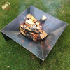 Courtyard Decoration Rectangular Assembly Wood Burning Heater Fire Pit