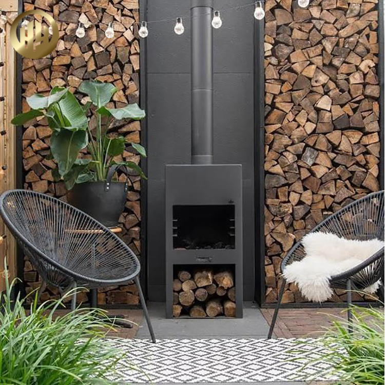 Combination Metal Barbecue Heating Wood Burning Fire Pit Brazier