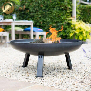 Garden Outdoor Original Colour Round Wood Burning Metal Fire Bowl Pit