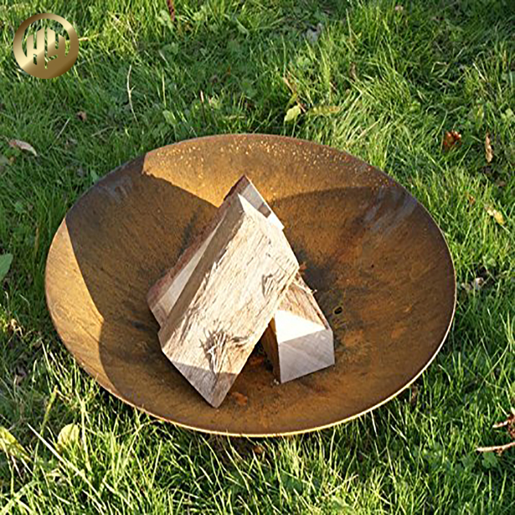 Wholesale Simple Design Round Decoration Fire Pit Metal Steel Heater
