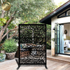 Rectangular Metal Powder Coating Modern Style Garden Decoration Screen