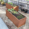 Rusty Treatment Factory Supply Metal Decoration Corten Steel Flower Planter