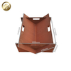 Assembly Corten Steel Rectangular Barbecue Grill Fire Pit Rusty Metal Heater