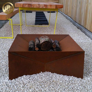 Factory Supply Assembly Corten Steel Heater Rusty Metal Cheap Fire Pit