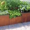 Garden Decoration Corten Steel Combination Assembly Square Flower Planter