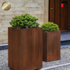 High Quality Stand Corten Steel Garden Decoration Metal Rectangular Planter