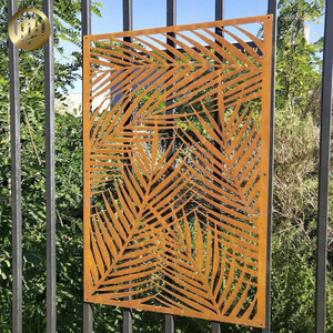 Wall Hanging Metal Steel Garden Decoration Rectangular Screen