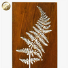 High Quality Rectangular Corten Stee Leaf Pattern Metal Decoration Screen