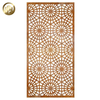 Corten Steel Rusty Metal Custom Pattern Rectangular Decoration Screen