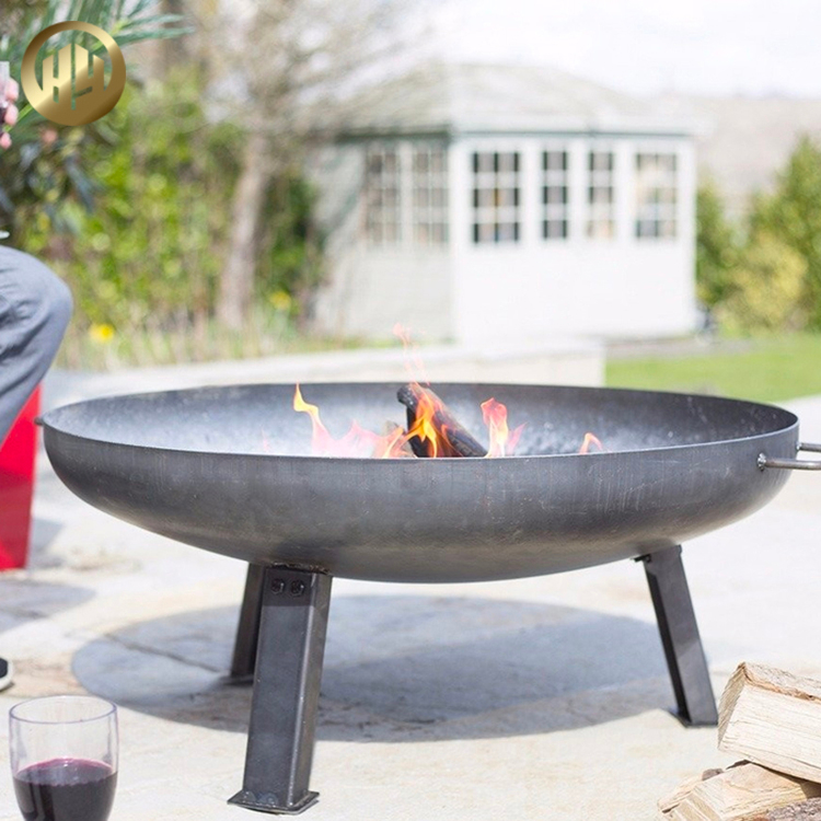 Assembly Metal Decoration Wood Burning Simple Barbecue Fire Pit