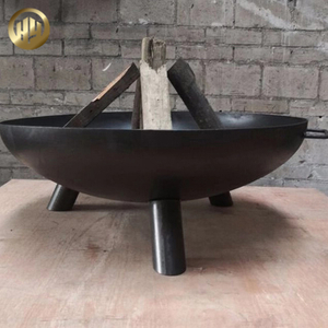 Wholesale Corten Steel Outdoor Round Metal Fire Pit With Base