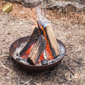 Garden Laser Cut Corten Steel Round Modern Metal Fire Pit Heater