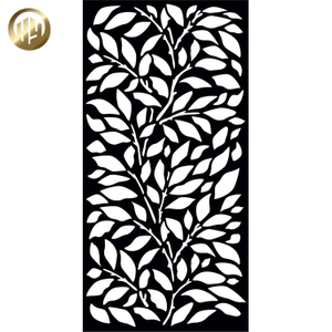 Cheap Laser Cut Pattern Metal Rectangular Decoration Panel Screen
