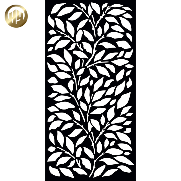 Cheap Laser Cut Pattern Metal Rectangular Decoration Panel Screen