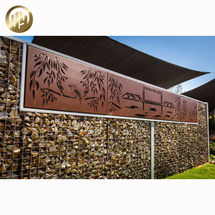 Horizontal Metal Laser Cut Pattern Decoration Wall Panel Screen