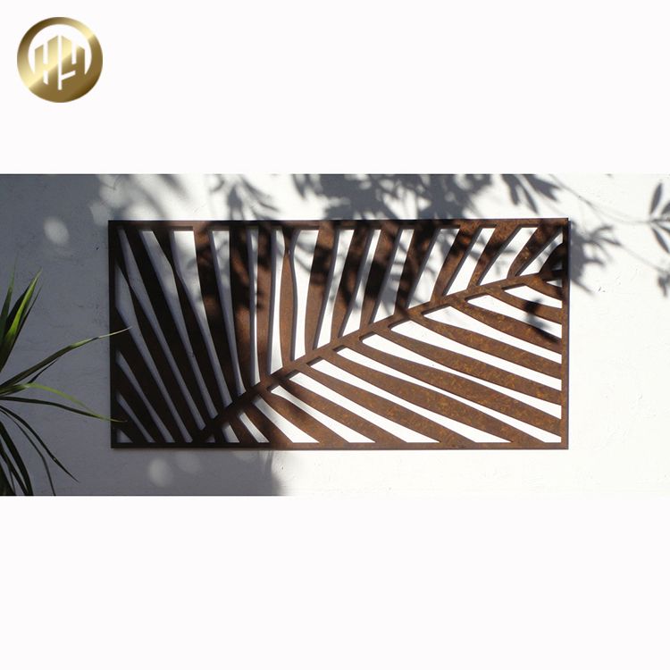 Wall Hanging Corten Steel Garden Landscape Decoration Screen
