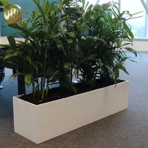 Rectangular Metal Simple Practical Plantador Nursery Plants Pots