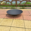 High Quality Round Heater Black Corten Steel Outdoor Barbecue Fire Pit
