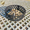 Morden Design Hollow Out Metal Fire Pit Corten Steel Wood Burning Heater