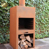 Barbecue Practical Corten Steel Heater Assembly Metal Fire Pit