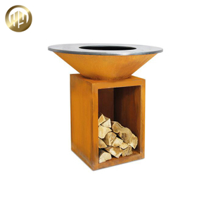 Wholesale Corten Steel Barbecue Plate Laser Cut Metal Decoration Fire Pit