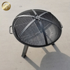 Medium Metal Round Barbecue Grill Heater Decoration Fire Bowl Pit