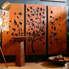 Room Decoration Corten Steel Metal RustyTreatment Decoration Screen Panel