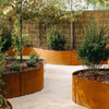 Rusty Treatment Corten Steel Metal Decoration Garden Lawn Border