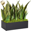 Small Rectangular Desktop Decoration Metal Flower Planter Box