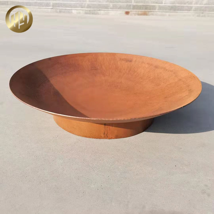 Outdoor Heating Wood Burning Brazier Round Metal Fire Bowl Pit