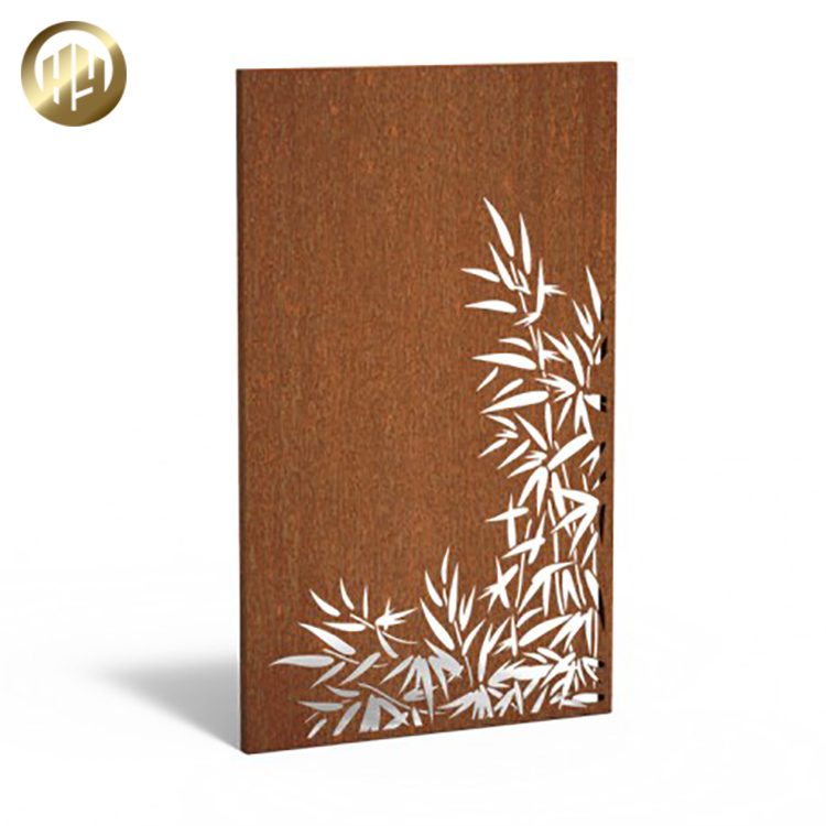 2mm Thickness Corten Steel Rusty Metal Decoration Durable Screen