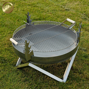 Medium Metal Round Barbecue Grill Heater Decoration Fire Bowl Pit