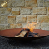 Hot Sale Corten Steel Laser Cut Round Fire Pit Outdoor Heating Metal Brazier