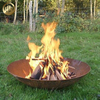 Round Corten Steel High Quality Durable Metal Fire Pit Metal Heater