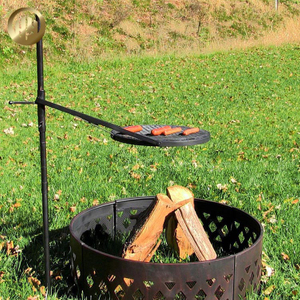 High Quality Round Design Corten Steel Brazier Wood Burning Fire Pit