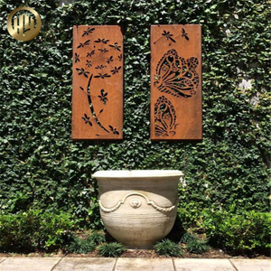 Medium Corten Steel Wall Hanging Rusty Metal Decoration Screen