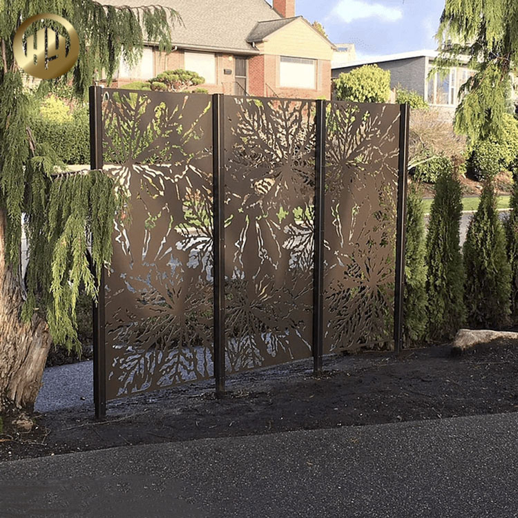 Garden Decoration Metal Simple Modern Rectangular Ornaments Screen