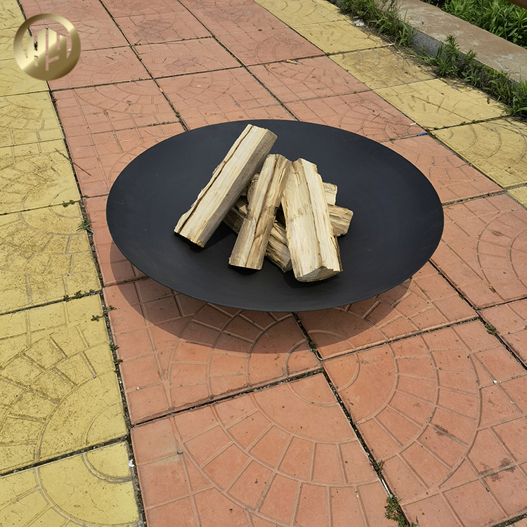 High Quality Round Heater Black Corten Steel Outdoor Barbecue Fire Pit