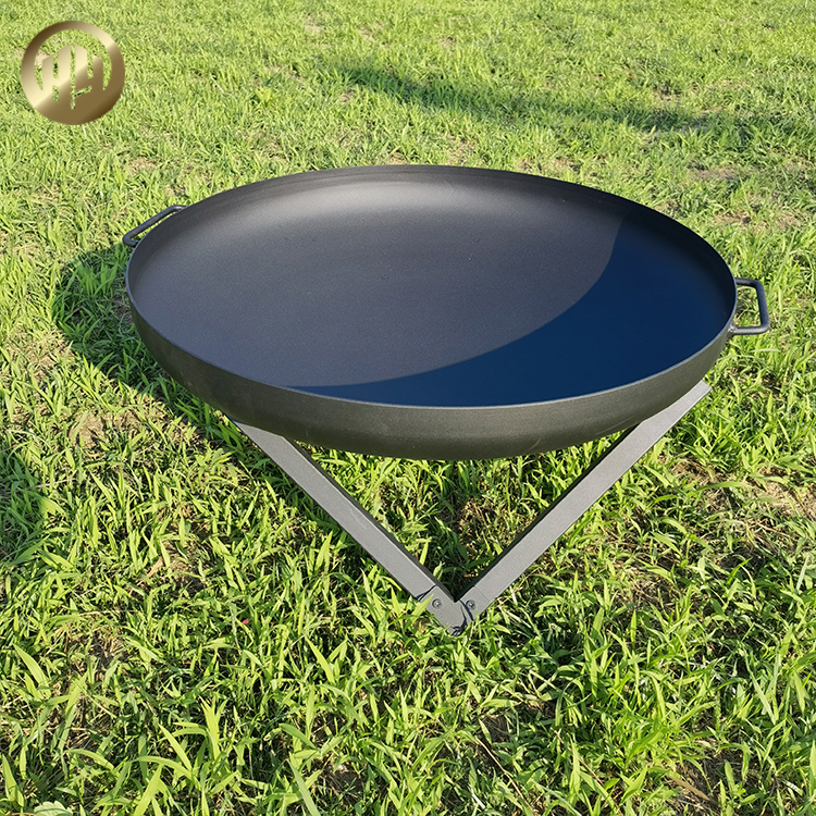 Corten Steel Black Round Heater Ourdoor Barbecue Fire Pit 