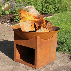 Factory Price Medium Corten Steel Heating Fire Pit Metal Decoration Brazier