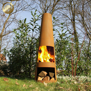 Custom Size Corten Steel Rusty Metal Fire Pit High Quality Decoration Heater