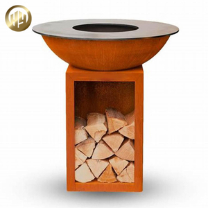 Factory Supply Corten Steel Barbecue Fire Pit Metal Decoration Heater