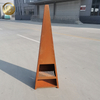 Rusty Metal High Quality Corten Steel Standing Garden Heating Fire Pit Brazier